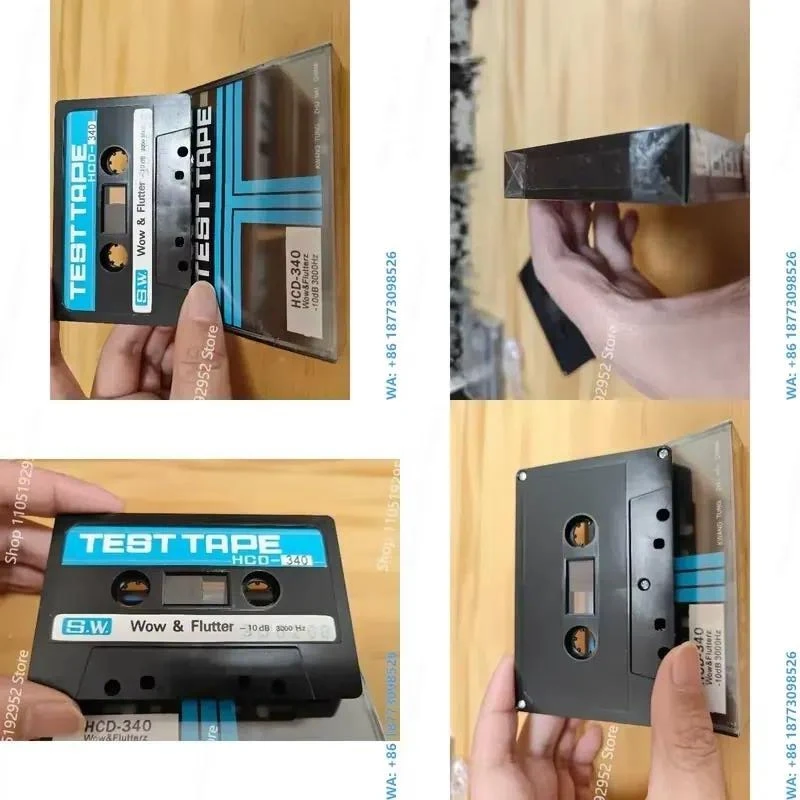 HCD340 New Tape Speed Shaking Test Tape 3KHz Recorder Holder Maintenance and Calibration Test