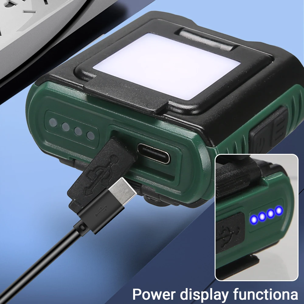 Sensor Cap Clip Headlamp COB LED Light Portable Headlight USB Rechargeable Emergency Lighting Head Flashlight Fishing Waterproof