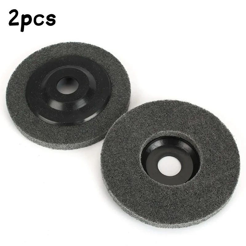 5-inch nylon fiber polishing wheel - suitable for metal polishing, rust removal, surface treatment - compatible with track sandi