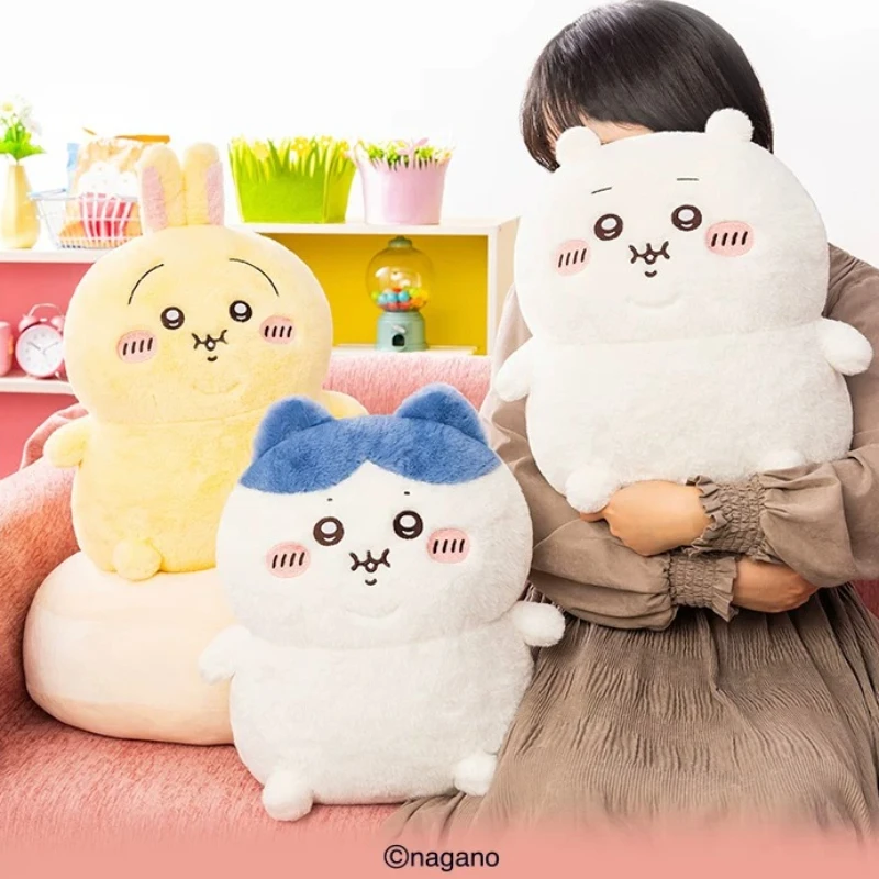 Chiikawa Hachiware Usagi Kawaii Anime Cartoon So Heavy! Pick Up Chubby of Plush Doll Cute Exquisite Soft Fashion Gift Simple