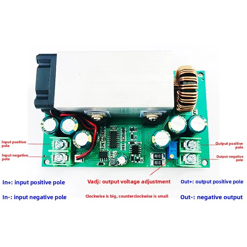High Power 600W 25A DC-DC Buck Converter 12V-75V to 5V 19V 21V 24V 48V Adjustable Step Down Voltage Power Supply Module