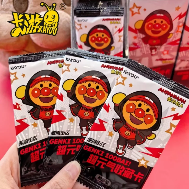 

Genuine Anpanman Cards Kayou Super Energetic Energy Pack Trendy Street Vol.1 Card Anime Peripheral Collectible Card Toys Gifts