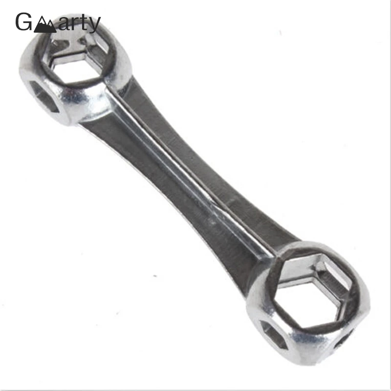 Bone Wrench Multipurpose Wrench Hexagon Sleeve Tool 10 in 1 Mini Pocket Size Portable Repair Bicycle Riding Sleeve Hand Tool