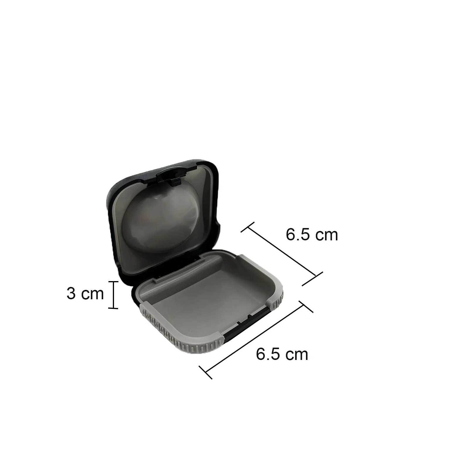 Hot Sale Hearing Aids Convenient Storage Box Black ABS Material HappyHearing  For BTE/CIC/FP Kits Hearing Aids Carrying Case