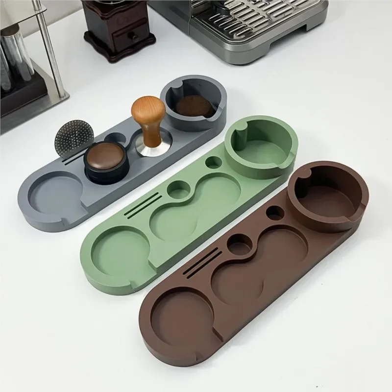 Coffee Coffee Machine Silicone Tapping Box Silent Soft Silicone Coffee Powder Storage Box Powder Pressing Mat Coffee Ground Box ZI739 - Aliexpress Deal