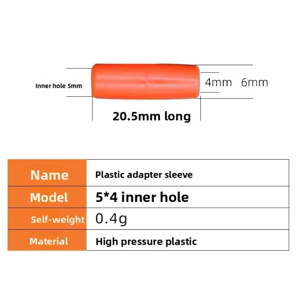 المواد المطاطية تعويم الذيل الفاصوليا المطاطية موصل تصميم العمودي الطفو ضوء العصي موصلات الانجراف الذيل أدوات الصيد #4