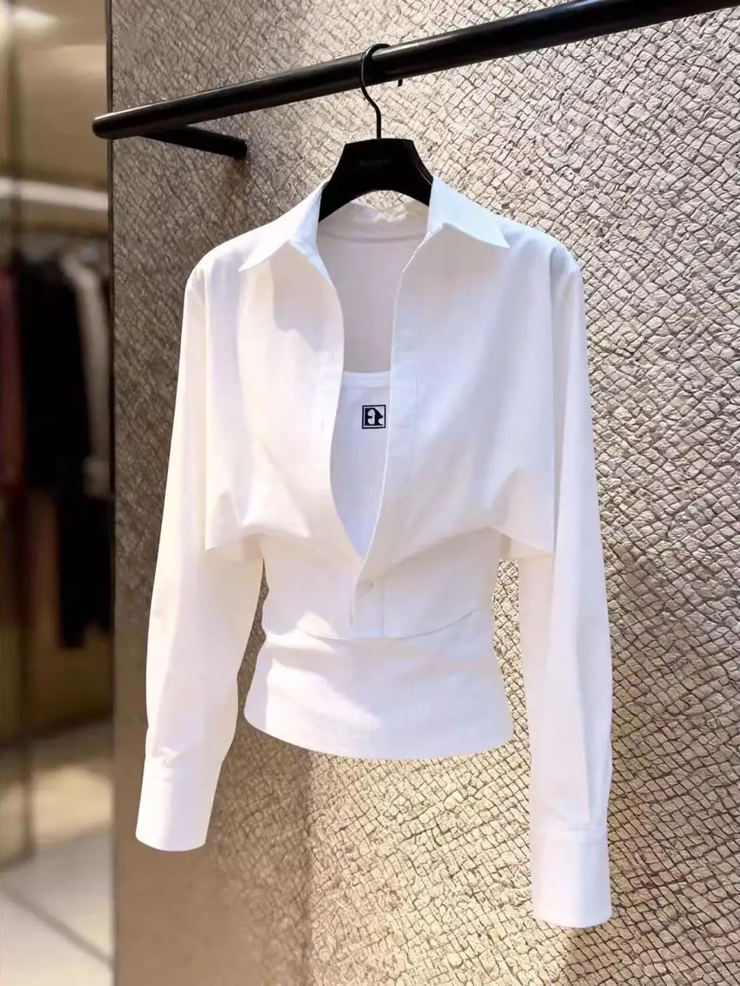 

Fashionable Long Sleeve Collar Shirt Women's Spring New Style Elegant Design Versatile Top Comfortable Korean Loose Fit
