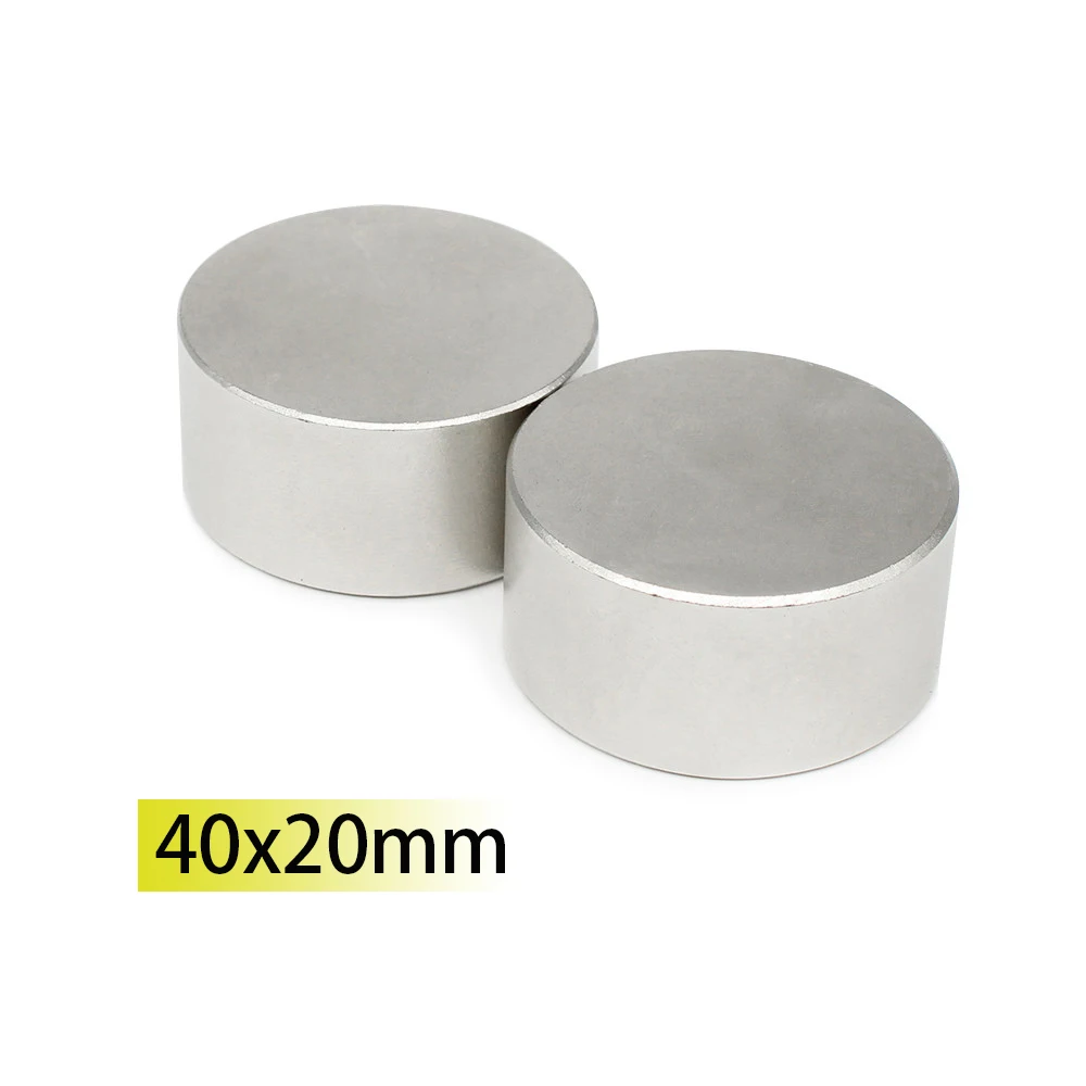 n35 Magnet 40x20mm Big Size N35 Strong 40x20 Disc Neodymium Magnet Round  Neodymium Magnet Search Magnet Fridge Custom 40*20