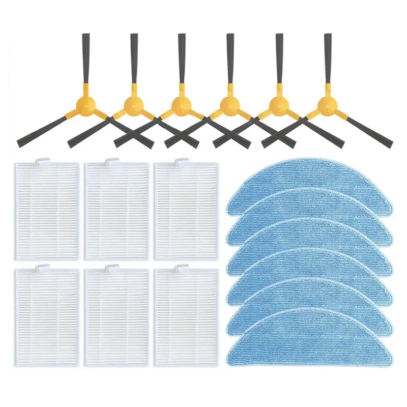 ABLE-For Robomate Visual 360+ / R100 Hepa Filter Mop Cloths خرقة جهاز آلي لتنظيف الأتربة استبدال أجزاء 1Set