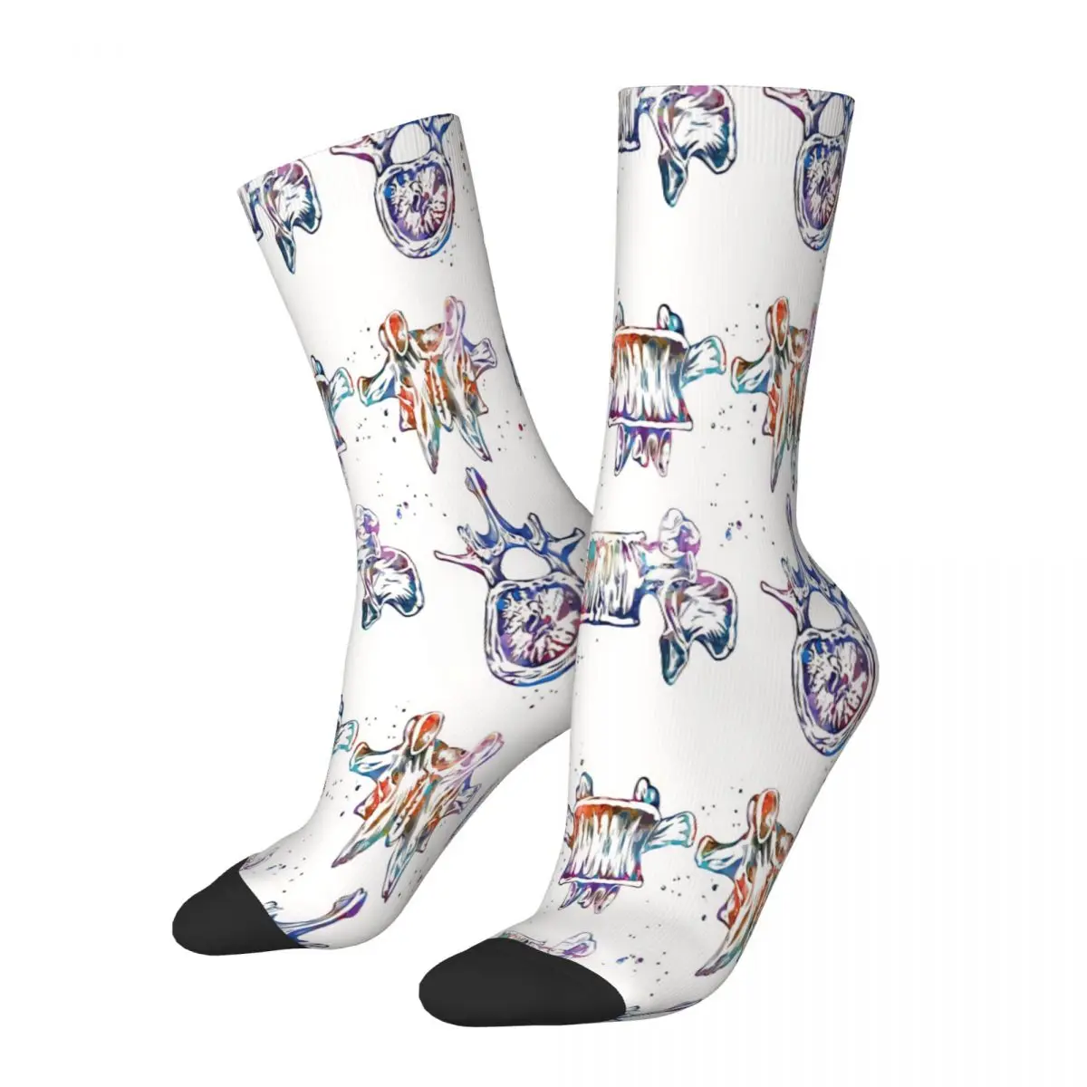 Vertebrae Of The Spine Hakeem Socks Male Mens Women Winter Stockings Harajuku