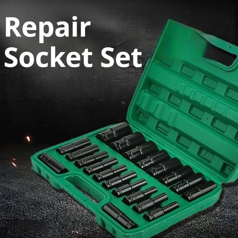 

Universal Electric Wrench Sockets Set Professional Plumbing T Impact Sockets Carpentry Automotive Mechanical Workshop Tool