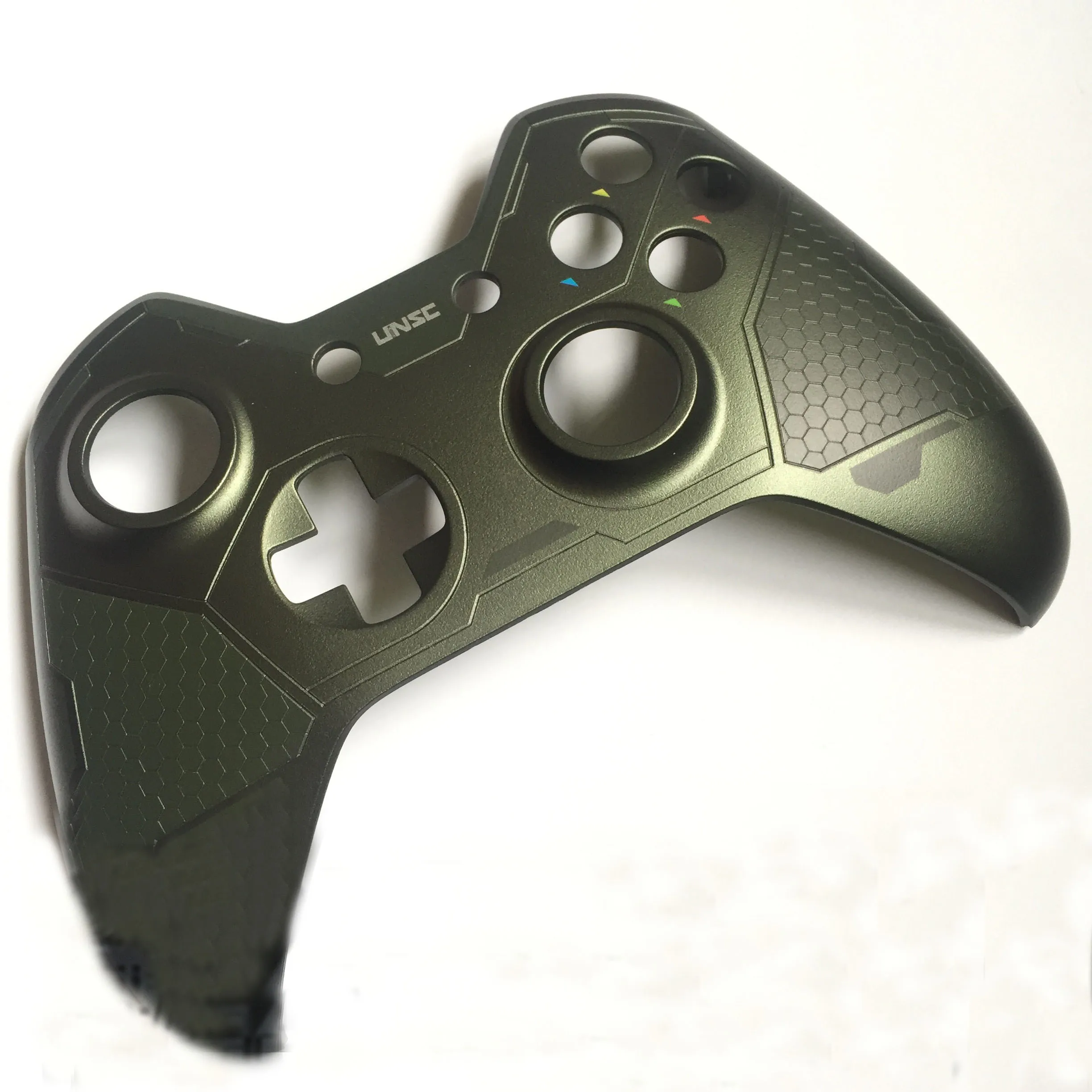 

5PCS Textured Green Limited Edition front shell For Xbox one Handle replacement cover Master Chief Handle Front Shell