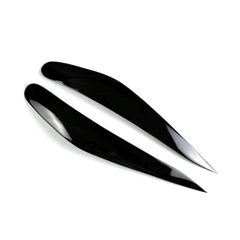 

Car Headlight Eyebrows Trim Cover For BMW 7 Series F01 F02 2009-2014 Head Light Lamp Eyelid Resin Decorative Stickers-A61E