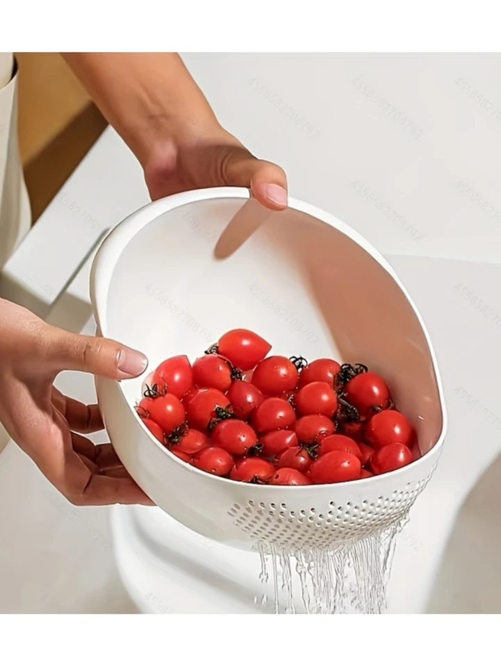 1 Piece of Rice Drainage Basket Rice Filter Fruit and Vegetable Drainage Sieve Kitchen Supplies Small Tools Multi-purpose, image 4