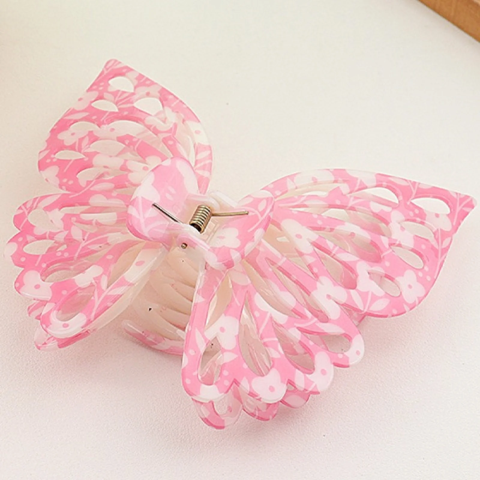 1PC Super Fairy, Doppelschicht, Schmetterling, Haarspange, Hinterkopf, Hochsteckfrisur, Haar, Clip, groß, Hai-Clip, Haarspange, Haarspange – Detail 1