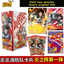 Fire Force Box Card Ten Yuan Package Anime Characters Bronzing Process Children's Toys Collection Card Christmas Birthday Gift