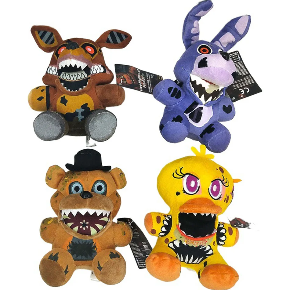 New 18CM FNAF Freddy's Plush Toy Stuffed & Plush Animals Bear
