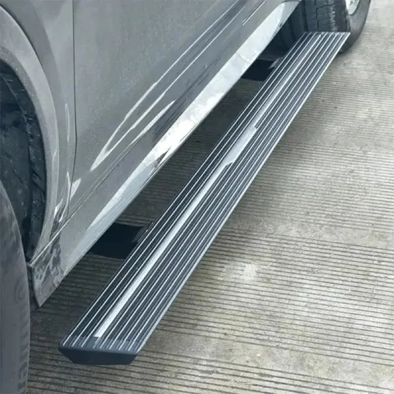 High Quality Custom Automatic Aluminum Alloy Electric Running Board Side Pedal 250kg Max Load Universal No Drilling Auto Exterio