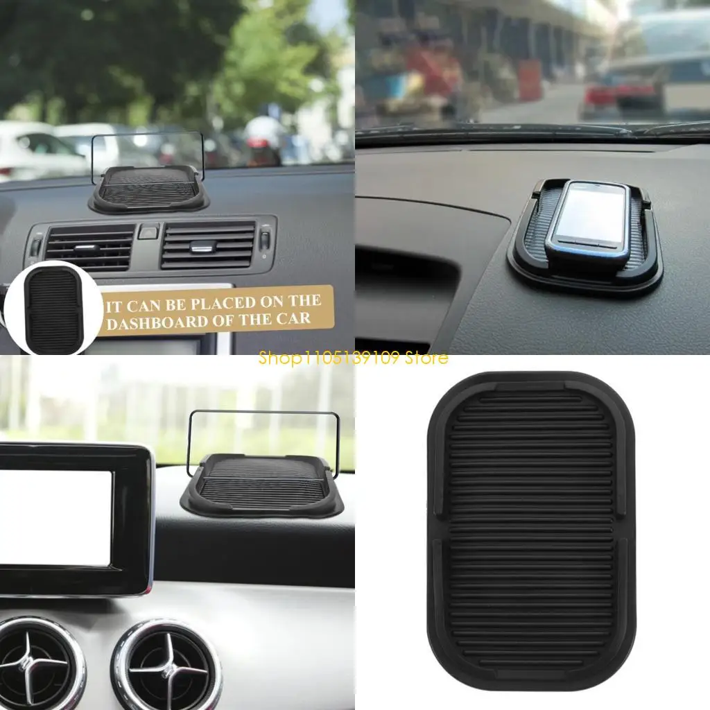 

Washable Car Interior Antislip Base Holds Navigation Tools Firmly On Rough Road