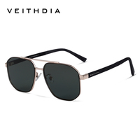 VEITHDIA Brand Fashion Sunglasses Square Polarized UV400 Outdoor Driving Sports Vintage Eyeglasses Suitable For Men Women FA8280