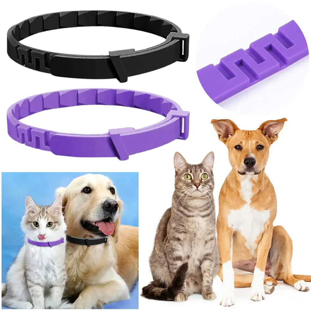 

3/4 Pack Pet Calming Collar Stress and Anxiety Relief Calm Collar Natural Calm Relax Soothing Collars for Dogs/Cats