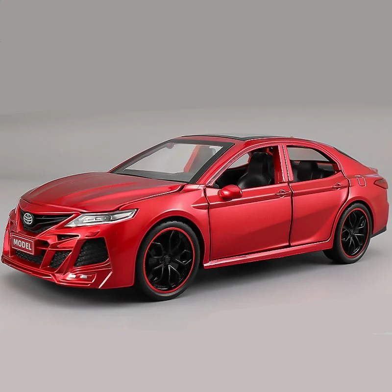 

1:24 Camry Alloy Car Model Diecast & Toy Vehicles Metal Toy Car Model Simulation Sound and Light Collection Children Gift