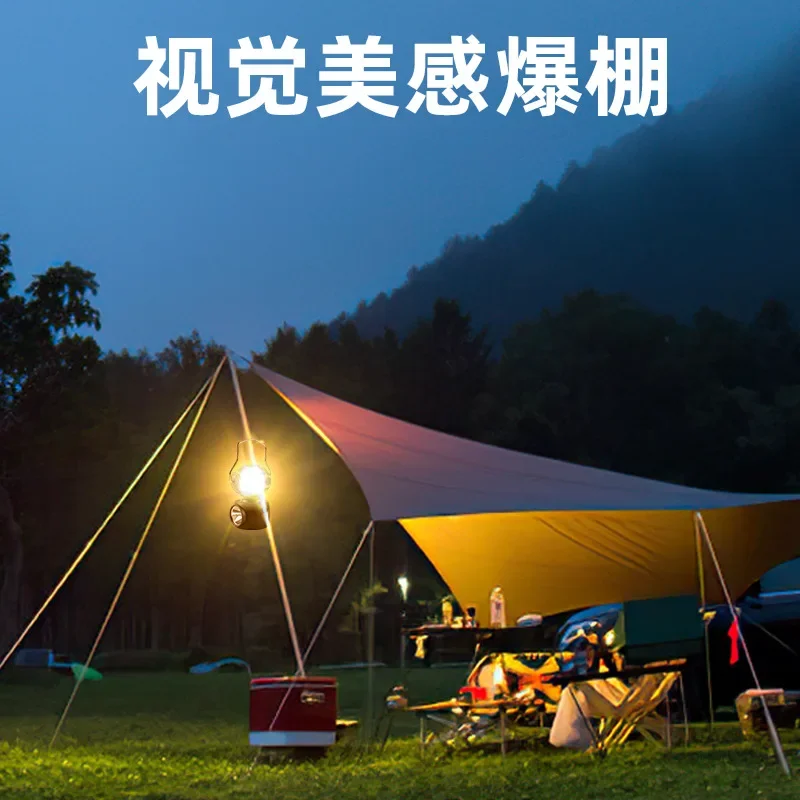 Camping Light Usb Rechargeable Outdoor Creative Camp Light Multifunctional Strong Light Emergency Tent Light outdoor lighting