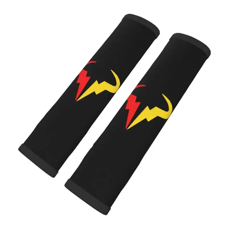 Funda para cinturón de seguridad de coche con estampado de Rafael Nadal RN Rafa, cojín de protección de hombro para cinturón de seguridad súper suave, cómoda correa para cinturón de seguridad de coche