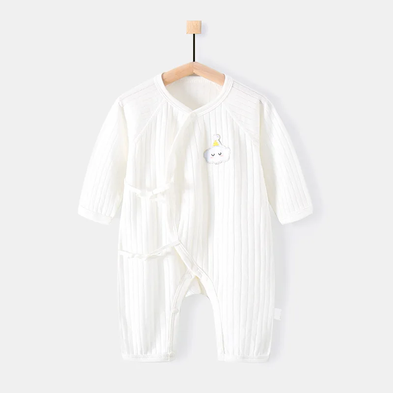 

Newborn Clothes Baby Girl Romper 100% Cotton Soft Infant Underwear Sleepwear Long Sleeve Toddler Jumpsuit Climbing Suit A754