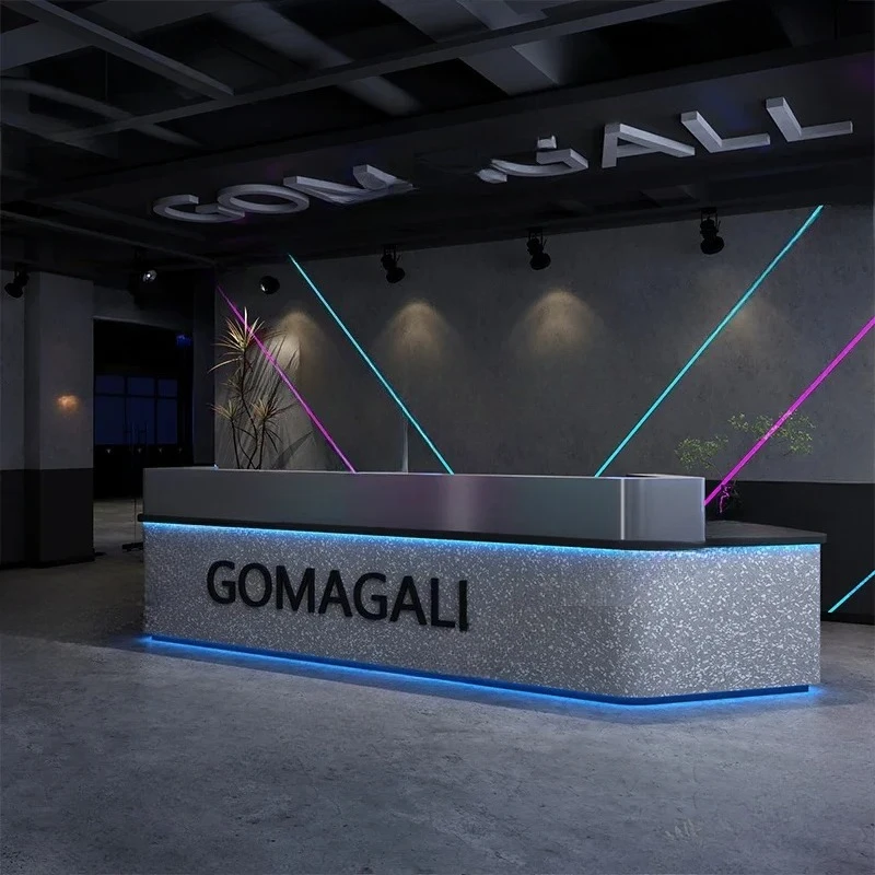 

Gym Reception Restaurant Hotel Industrial style Bar checkout page Coffee Billiards hall Bistro Reception counter table
