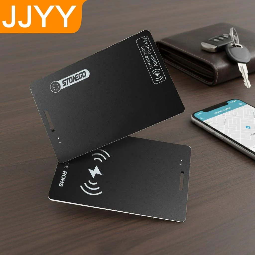 

Перезаряжаемый ультратонкий кошелек-трекер для домашних животных и ключей, IP68, водонепроницаемый, Apple Find My, совместимый только для iOS