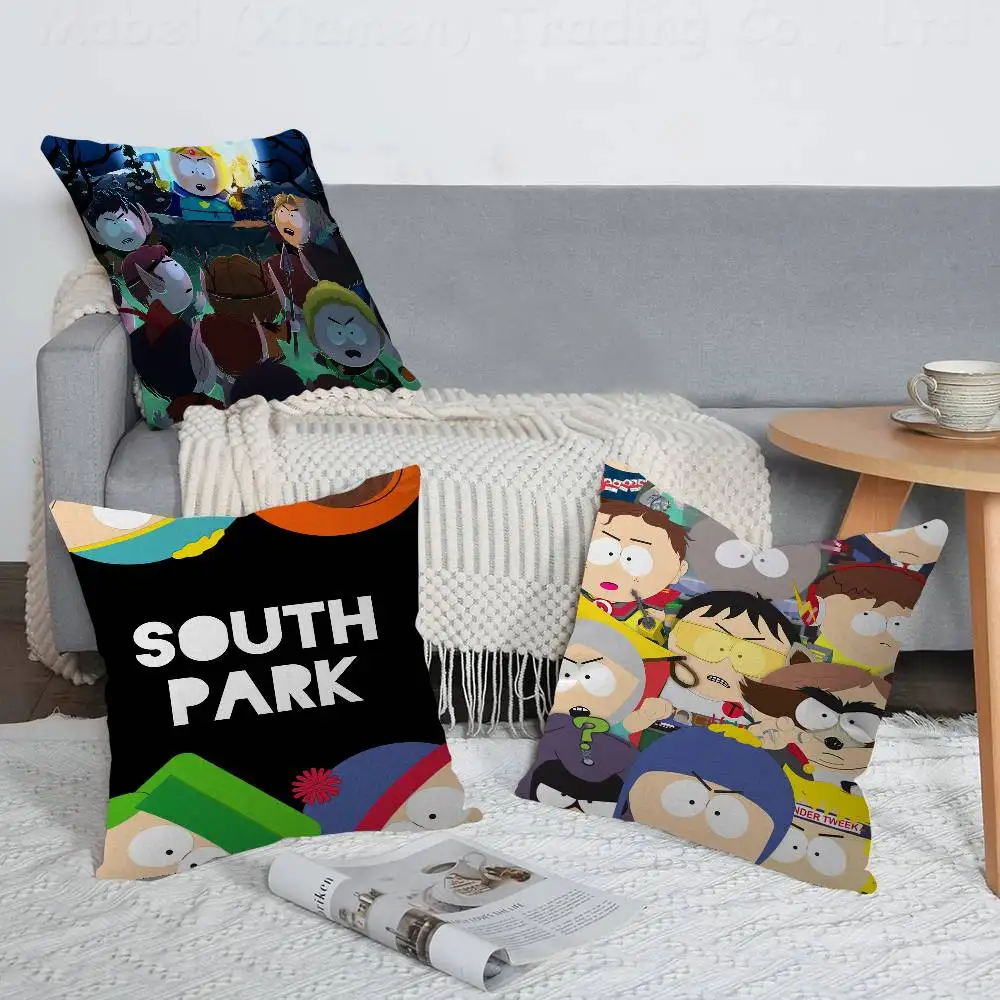 Anime South Park Cushion Cover Decorative Pillow Sofa Home Decor Case Pillow Cases