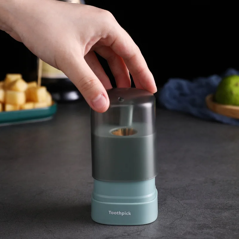 1pcs Creative Toothpick Holders Automatically Pop Up Toothpick Dispenser Toothpick Home Organizing Box for Restaurants Hotels