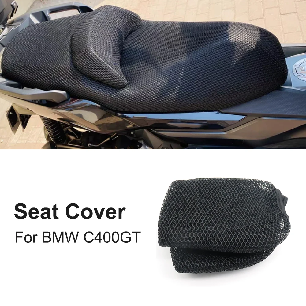 

For BMW C400GT C400 GT Motorcycle Seat Cover 3D Mesh Fabric Non-Slip Breathable Cushion Heat Insulation