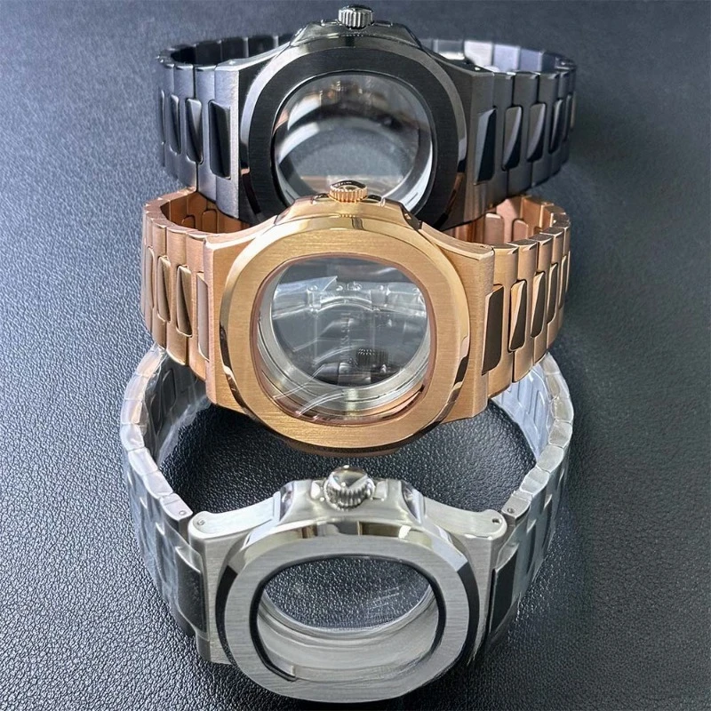 For Nautilus case stainless steel original order assembly watch, suitable for NH35 movement