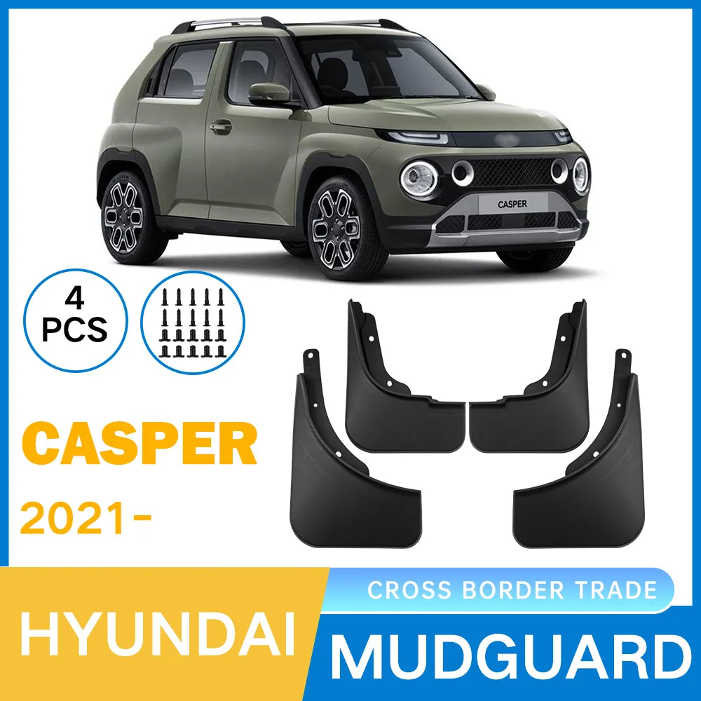 

For HYUNDAI Casper 2021-2024 car tires, mudguards, soft rubber mudguards, and leather tiles