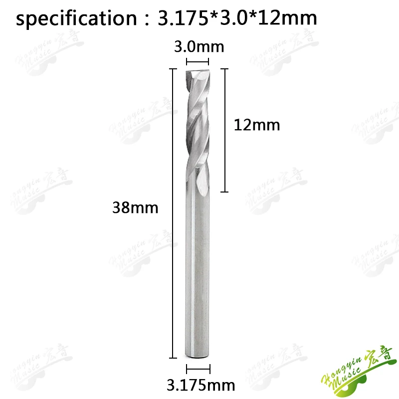 Tungsten steel carving knife 0.6mm 0.8-3.0 for processing guitar fingerboard  Fret wire grooves, cutting inlay grooves tool