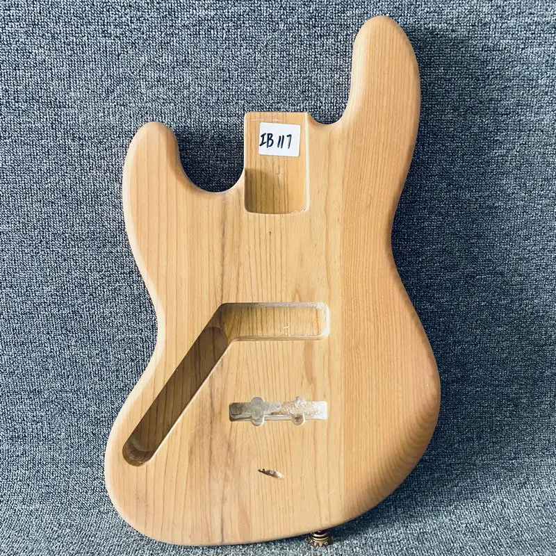 

iB117 Left Hand Version Jazz Bass in Natural Solid ASH Wood Unfinished Electric Bass Body DIY Replace USE