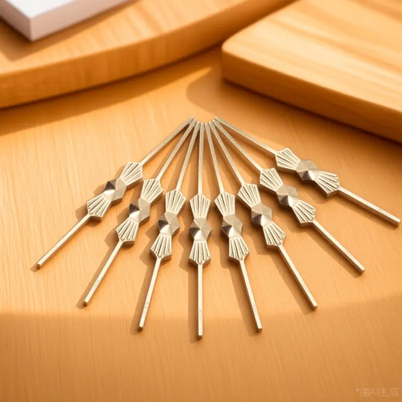 

300Pcs Metal Chandelier Connectors Rust Resistant Reliable Clips for Crystal Pendant Lamps Fastening Clips Replacement Parts