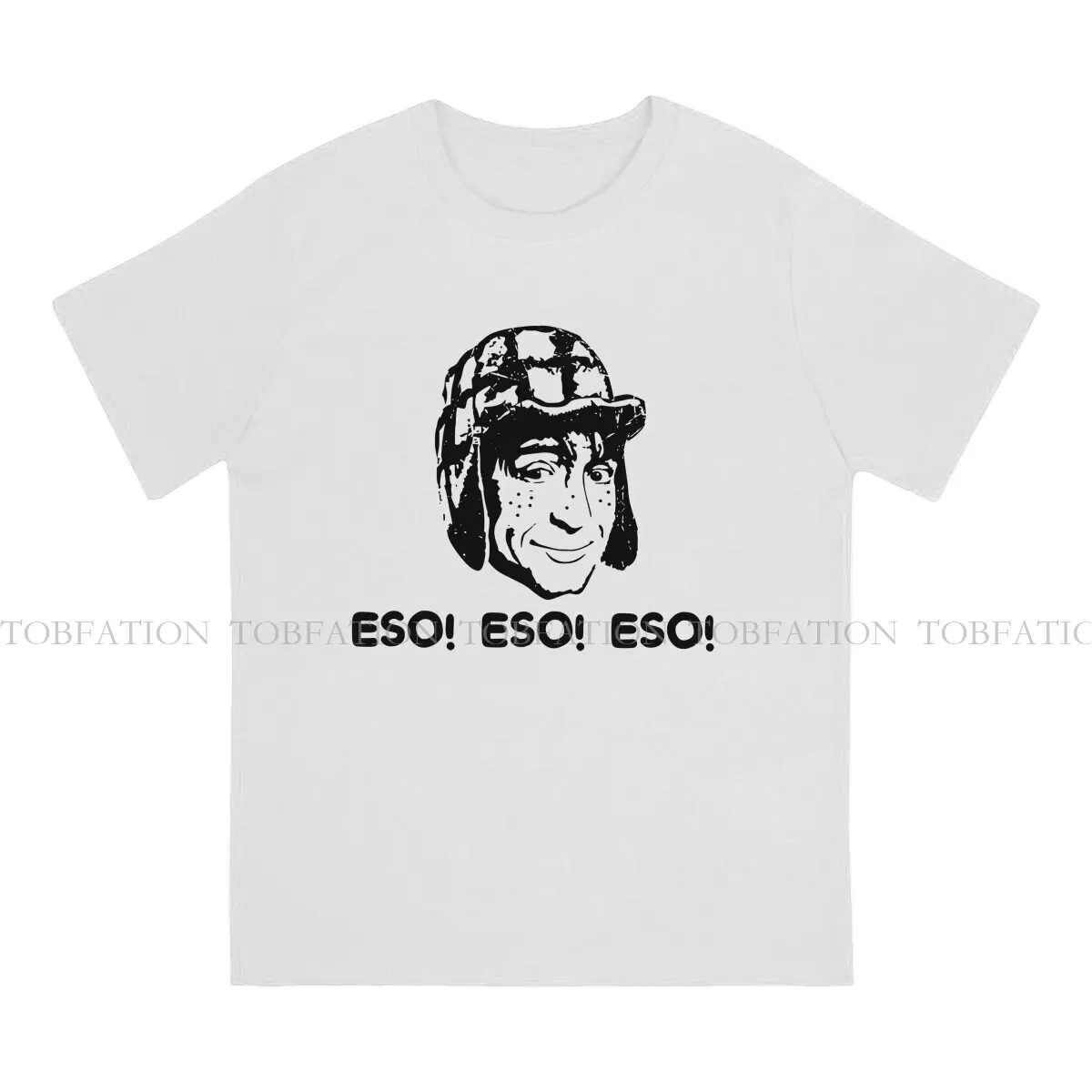 El Chavo Del Ocho ESO! ESO! ESO! 100% Cotton T Shirt Harajuku Punk Men's Tee Shirt O-Neck Men Tops