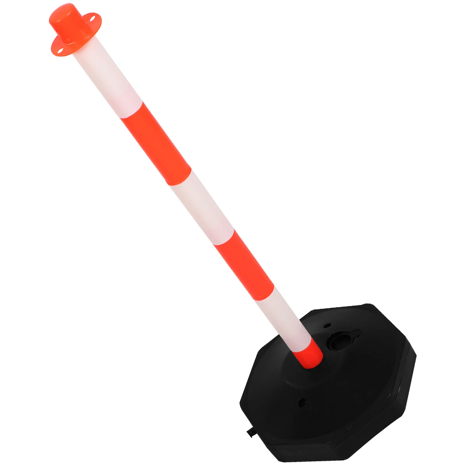 عمود تحذير للسلامة على الطرق، عمود مرن قابل للتعبئة بالماء ومضاد للتصادم، كومة عزل لمرفق المرور المتحرك