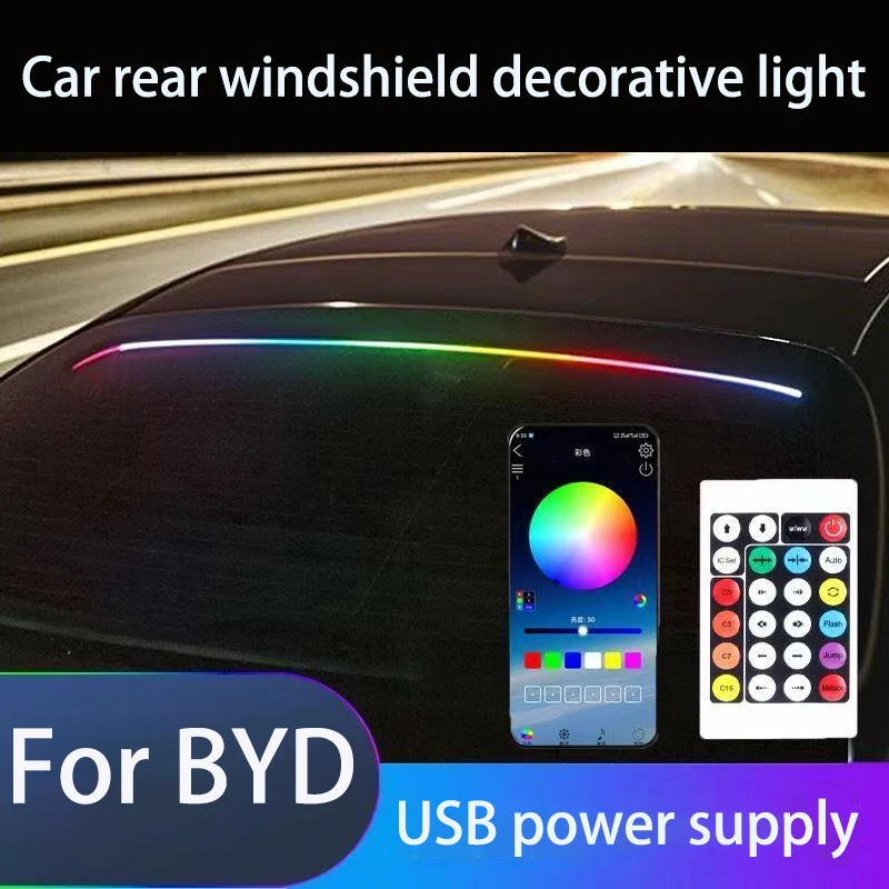 

For BYD EV Han DM Song PLUS Qin PRO Seal EA1 Rear windshield decorative light car decorative lights