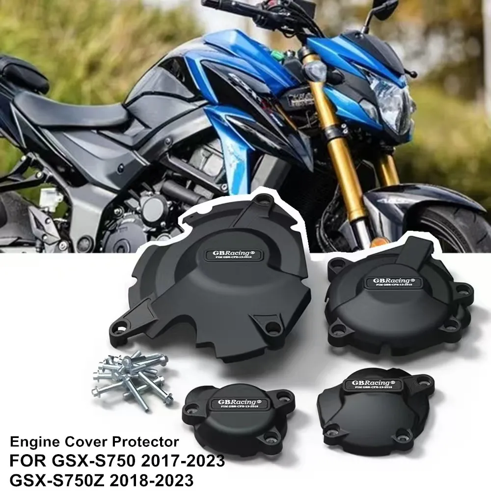 

For Suzuki GSX-S750 GSX S750 2017-2023 GSX-S750Z GSX S750Z 2018-2023 Motorcycle Engine Cover Sets Bonnet Protector Engine Cover