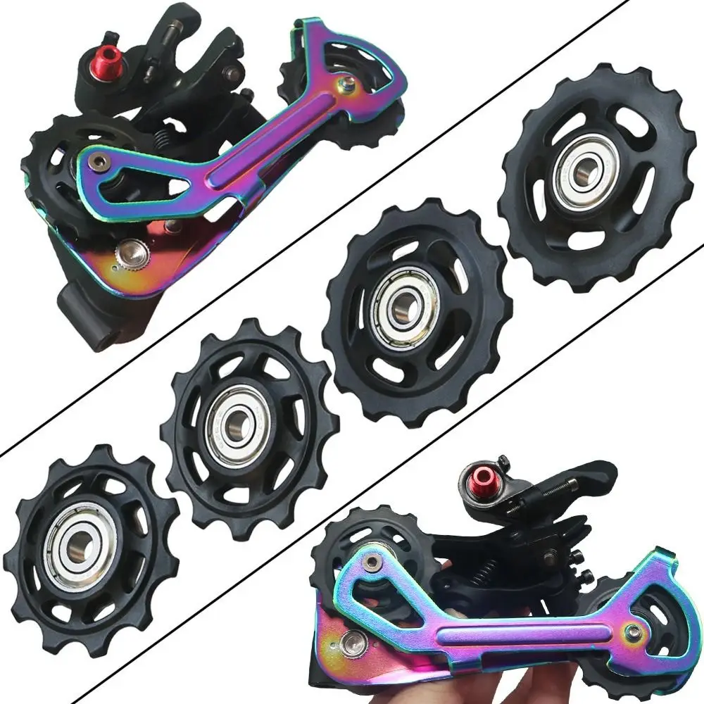 New 11T/12T/13T/14T MTB Pulley Jockey Wheel POM Resin Rear Guide Wheel Jockey Wheel Pulley Roller MTB