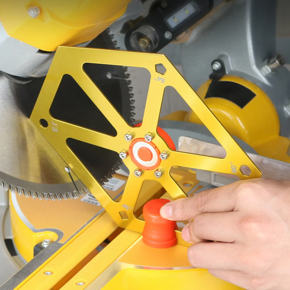 

Hexagon Ruler Aluminum Alloy Angle Protractor Adjustable 5 Fixed Angles Woodworking Measuring Tool Durable Waterproof