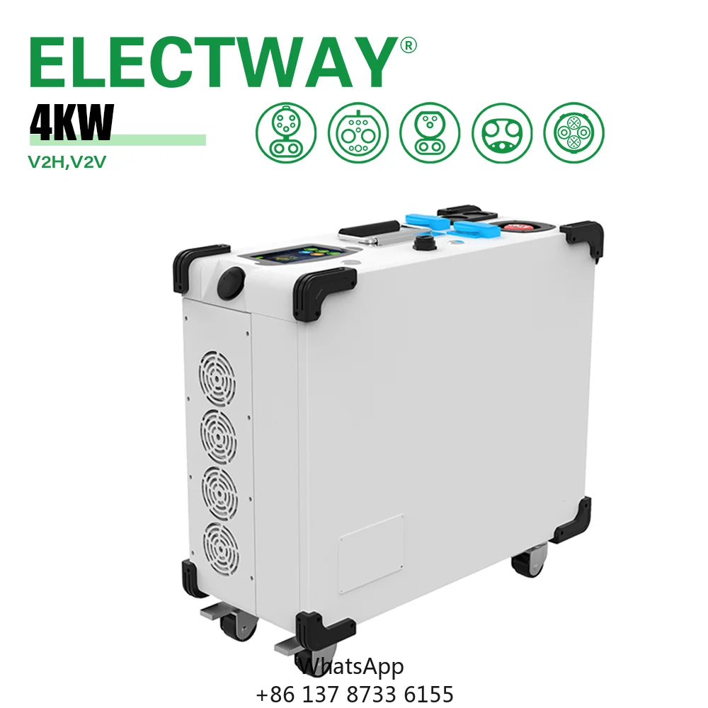 Electway Professional Factory Mobile EV DC Charger Portable EV Fast Charging Station For Electric Car