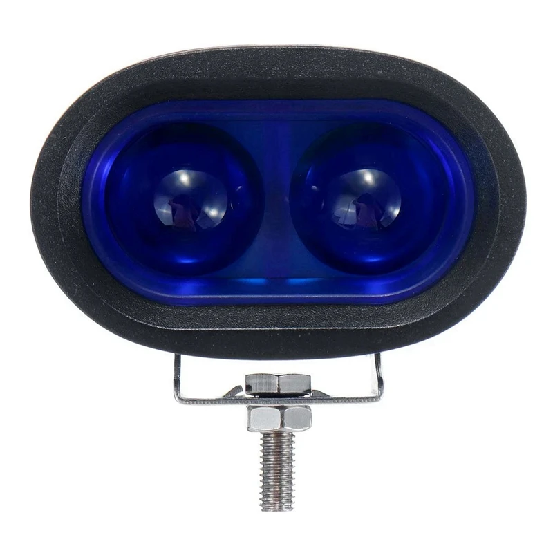 4X 10V-80V Vehicle Blue LED Warning Signal Lamp Forklift Truck Work Spot Safety Light Car 20W Industrial Safety Lamp