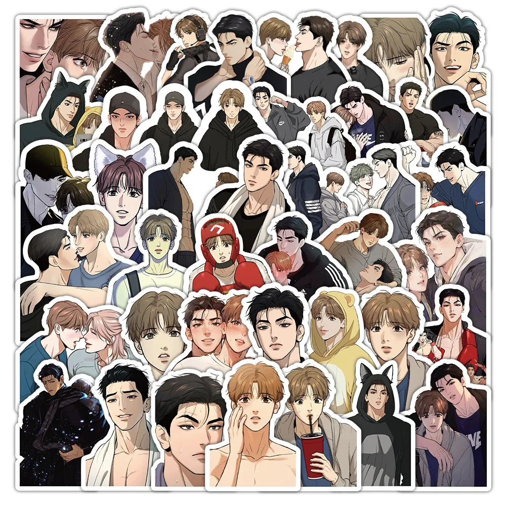 

50Pcs Korean Manwha Jinx Sticker Joo Jaekyung Kim Dan Manga Stickers Cute Laptop IPAD Phone Case DIY Gift Sticker