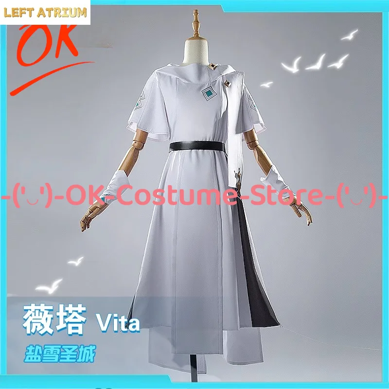

[Customized Size] Honkai Impact Salt Snow Holy City Vita Cosplay Costume Game Character Outfit Halloween Carnival Party Uniform