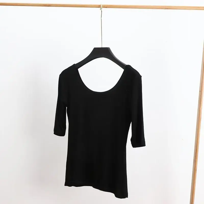 Black Elastic Mesh Half Sleeve Latin Tight Top Modern Social Flamenco Dance Practice T Shirt Ballroom Tops Wholesale